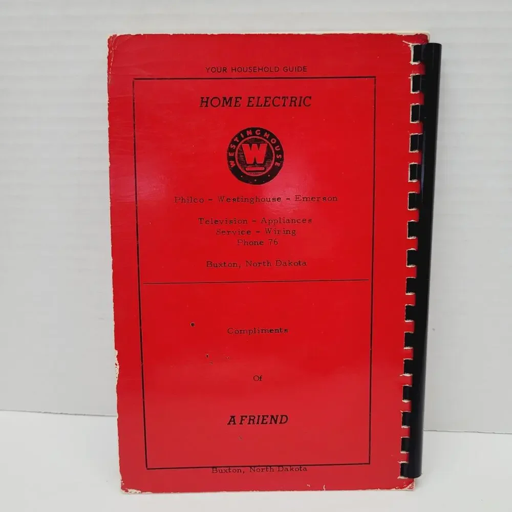Your Household Guide by Immanuel Luthern Ladies’ Aid Buxton, North Dakota 1951